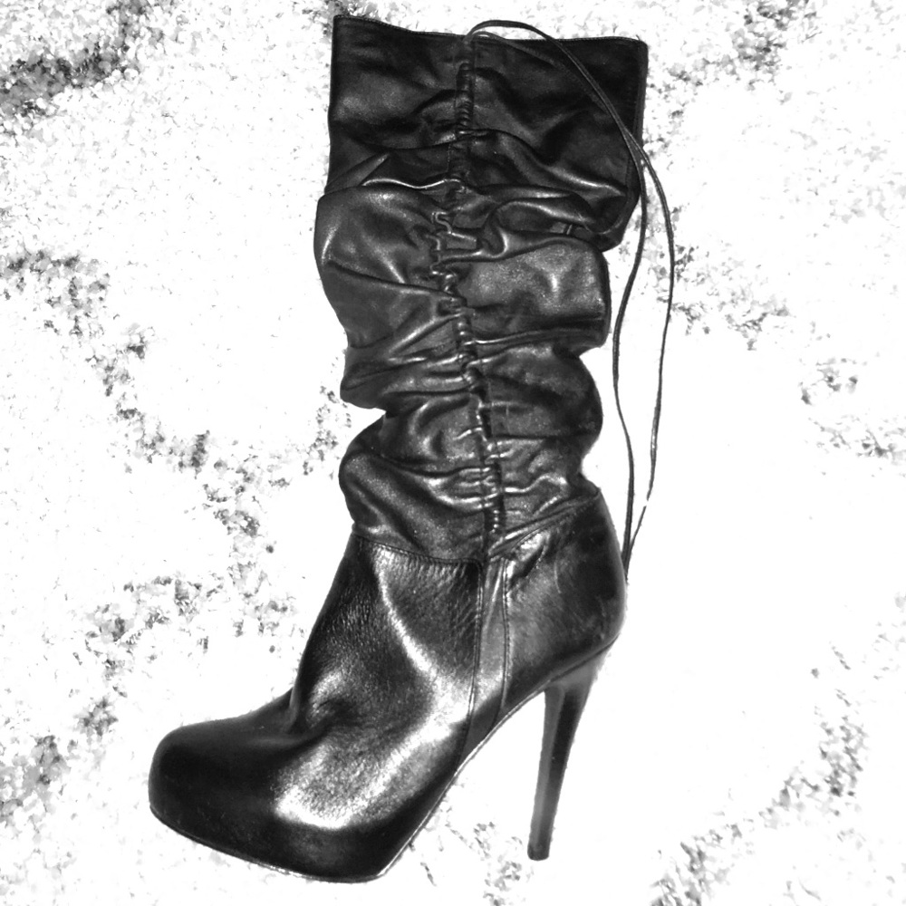 Aldo leather knee boots